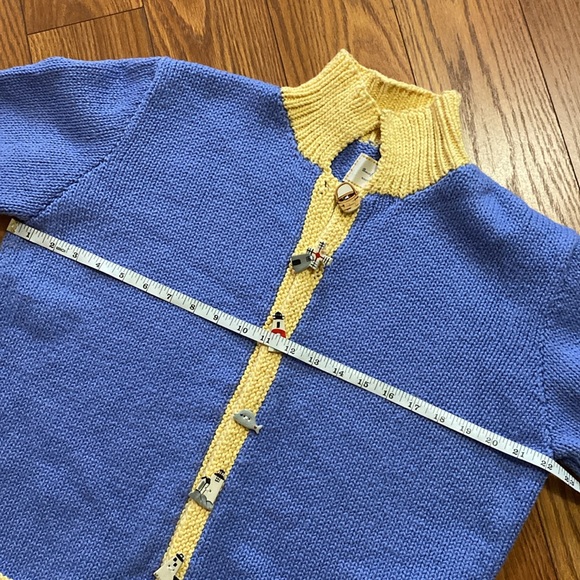 Beautiful people Nantucket knitted jacket 💯cotton with 7 porcelain buttons - Picture 9 of 11